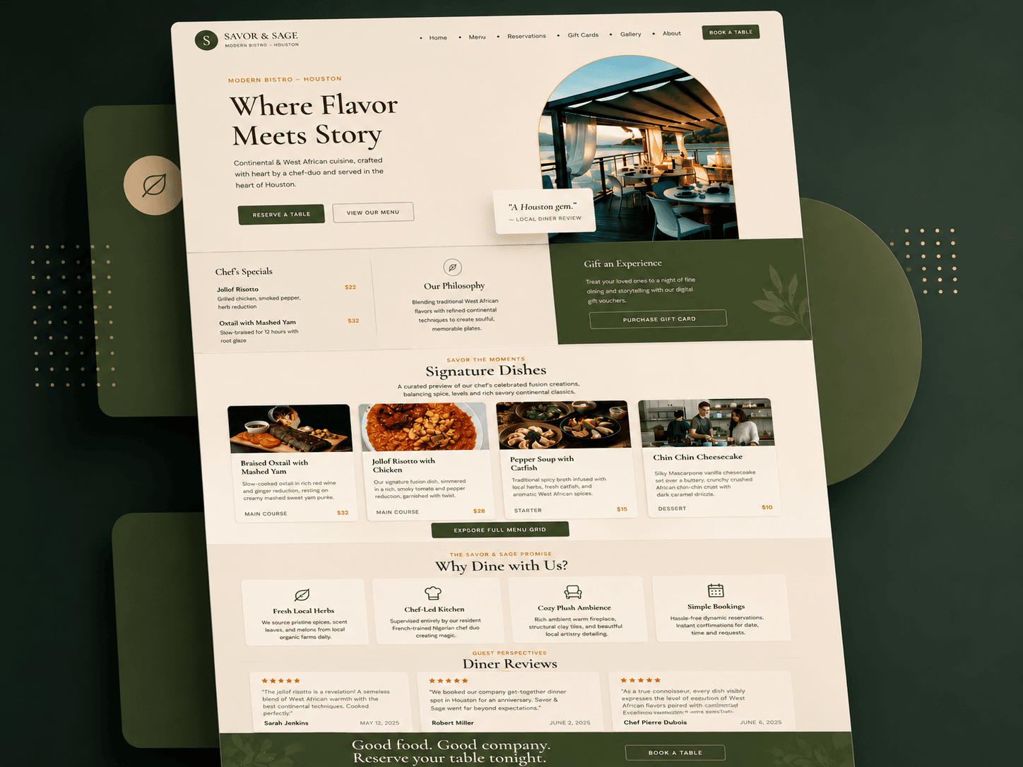 Savor & Sage Restaurant